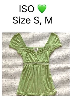 ISO Abercrombie top 💚🍏  SML
